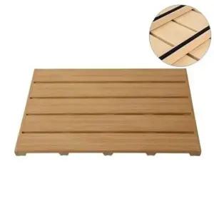 [SBD] 나무무늬 욕실 오크 약62x42x2.8cm 발판-중