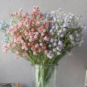 조화 안개꽃 인테리어 촬영용 조화꽃 식물 장식용