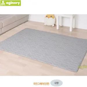 디자인홈매트 라인그레이 (단면) (대형) 놀이방 PVC 거실 충격지 아이 아기