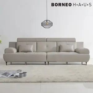 (수도권무료) 보루네오 엘리브 센트 4인용 라텍스 가죽 쇼파 ss002