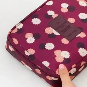 [라일리] Rly 세면파우치 와인레드 화장품파우치 목욕파우치 여행