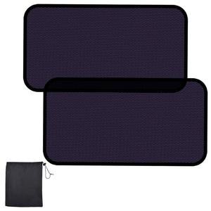 자투토 자동차 창문 차양막 앞유리용 자외선 차단제, 안전 운전을 위한 반투명 정적 부착 도로 주행을 차단제 2팩 15.7W*7인치