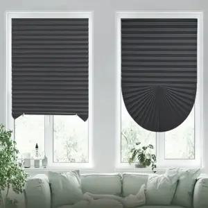 무드랩 붙이는 셀프 블라인드 90x150cm 암막형 그레이 커튼 커텐 무타공 접착식