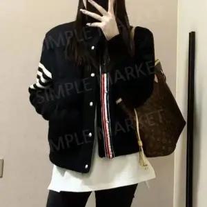 니트 패딩 자켓 소매 하이넥 오리털 다운 누빔 경량 간절기