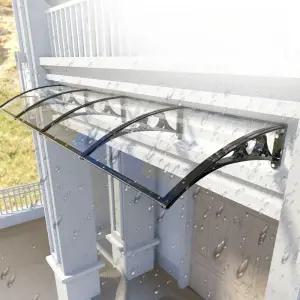 캐노피 어닝 비 지붕 차양막 농막 테라스 차양 발코니 투명 방수 처마 창문 렉산 그늘막