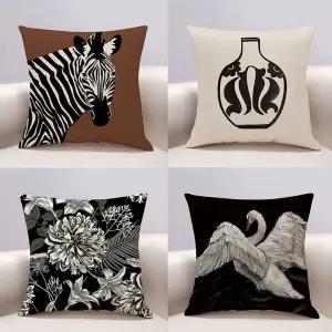 강아지 토끼 말 쿠션 빈티지 클래식