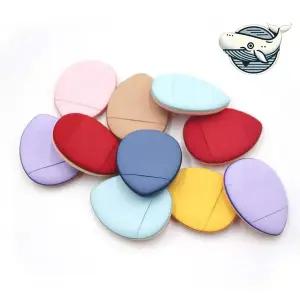 다채로운 손가락 퍼프 색상별 메이크업도구