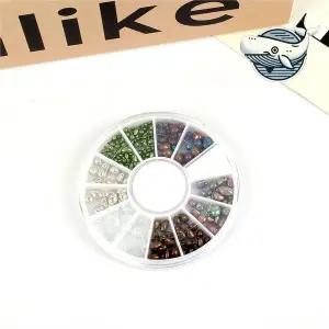 다양한 색상 네일 장식 재료 스톤 파츠