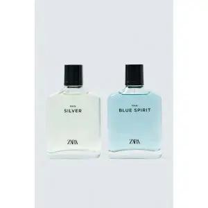 ZARA 자라 SILVER MAN + BLUE SPIRIT 오드 뚜왈렛 2X100ML (3.4 FL.OZ) 134148