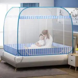 [골드스마일]캠핑용 모기장 침대 텐트 파리채