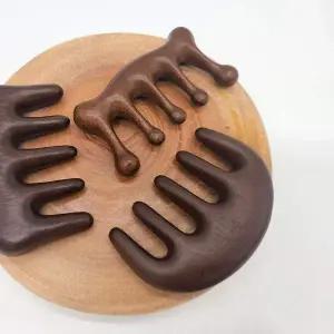 [골드스마일]두피에 좋은 두피괄사 나무빗 우드브러쉬