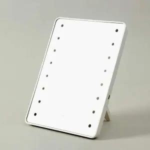 [골드스마일]3단 조명거울 화장대스탠드거울 LED 밝기 화이트