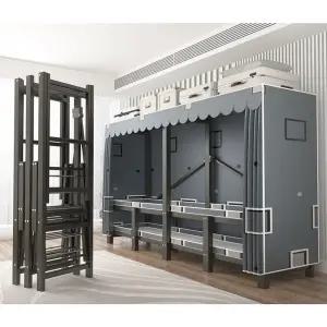 시스템장 행거 수납장 드레스룸 프레임 선반 가구 철제 접이식 옷장