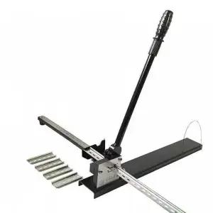 절단기 찬넬 강철 조기대 닥트절단기 수동 레일 가위