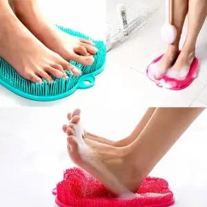턴인  각질제거 아이템 손안대고 발씻기 욕실매트 지압매트 발브러쉬