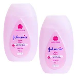 존슨즈 베이비 로션 핑크 100ml X 2개 크림 바디 순한 보습 아기 목욕용품 유아