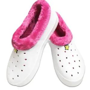 만능화 실내화 털 겨울 편한 240mm 핑크슬리퍼 가벼운 경량 학생신 학교 학교신