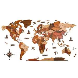 벽면 세계지도 입체 거실 사무실 장식품 인테리어 룸데코 홈꾸미기 월드맵