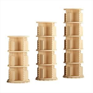 원목 회전책장 360도 수납 다용도 신중식 회전 대용량