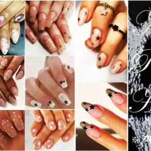 Silver leopard 홀로그램 네일아트 스티커 6종50모양