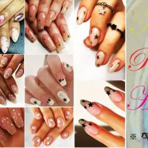 Light Oil 홀로그램 네일아트 스티커 6종50모양