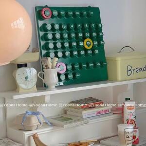 캘린더 레트로 만년 벽걸이 퍼페추얼 책상달력 아이방인테리어 링어데이트