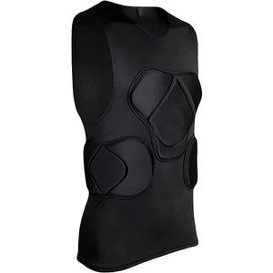 젤리브로 패딩 민소매 셔츠 가슴 갈비 보호대 축구 럭비 페인트볼 보호