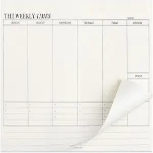 주간 60매 패드 일정이 포함된 플래너 메모장을 떼어내어 목록 7x10