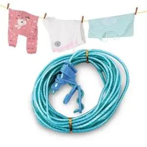 [SBD] 코팅줄 빨래건조줄 빨래걸이 세탁 고리형 8m