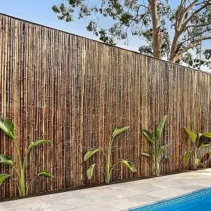 대나무 담장 꾸미기 가림막 1m 울타리 인테리어 테라스 휀스