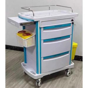 카트 병원 서랍 장비 5칸 블루 구조