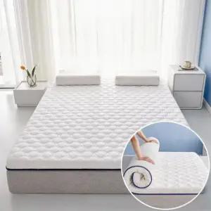 매트리스 퀸 더블 침대 바닥 토퍼 패드 접이식 매트