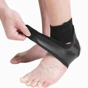 축구무릎보호대 스포츠 크로스 압박 발목보호대 1개입 남녀 아대 밴드