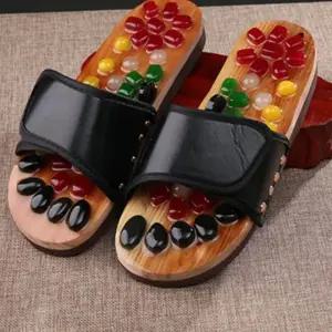 지압슬리퍼 남성 신발 실내용 발바닥 돌기 시원한 거실화