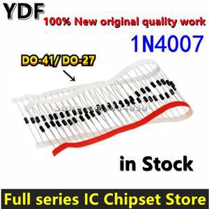 (50pcs) 100%  1N4007 1A 1000V 숏 키 배리어 정류기 다이오드 DO-41/DO-27