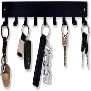 금속 키 홀더 홈 벽 후크  문 입구 복도 주방 침실 장식 랙 9