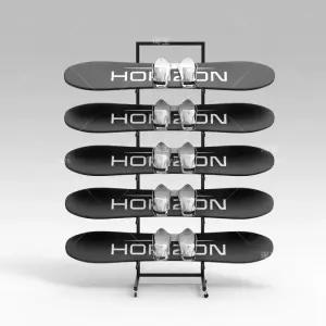 스노우보드 철제 거치대 서핑 벽걸이 업소용 수납 데크