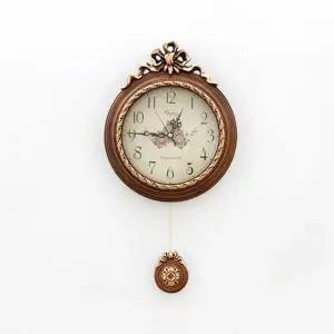 [하프클럽/셀러허브]데일리데코 골드 리본 추 벽시계