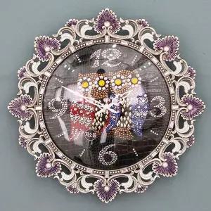 [하프클럽/셀러허브]데일리데코 단풍프레임 부엉이 벽시계