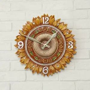 [하프클럽/셀러허브]데일리데코 버니 해바라기 엔틱 벽시계