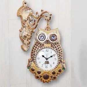 [하프클럽/셀러허브]데일리데코 블링 큐티부엉이 양면시계