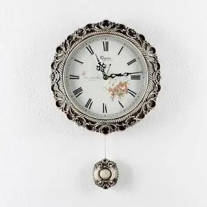 [하프클럽/셀러허브]데일리데코 피날레 연브라운 추 벽시계