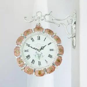 [하프클럽/셀러허브]데일리데코 제러드 로얄 양면 벽시계