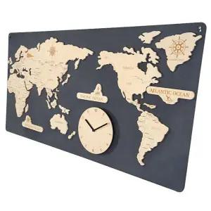 [하프클럽/셀러허브]아름데코 알리바 횡단열차 자작 사각지도 시계