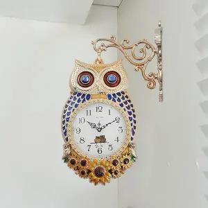 [하프클럽/셀러허브]데일리데코 투투나 부엉이 양면 벽시계