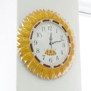 [하프클럽/셀러허브]데일리데코 메이니아 해바라기 400 엔틱 벽시계