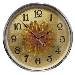 [하프클럽/셀러허브]데일리데코 르페 350 저소음 원형 해바라기 시계