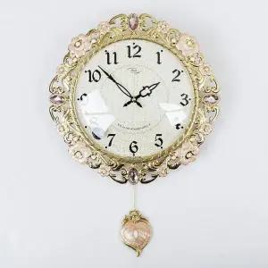 [하프클럽/셀러허브]데일리데코 클라드 로얄 무소음 추 벽시계