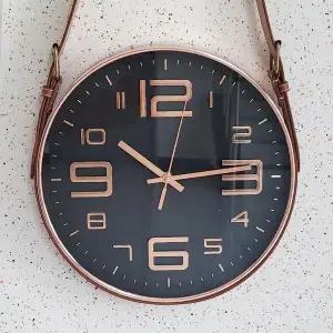 [하프클럽/셀러허브]데일리데코 카니코 벨트 원형 벽시계