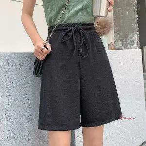 여름 쿨링 코디 룩 반바지 밴딩 출근 5부 허리 편한 룩허리lmn751